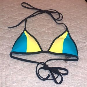 PINK Neon Bikini Top